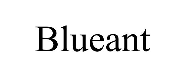 Trademark Logo BLUEANT