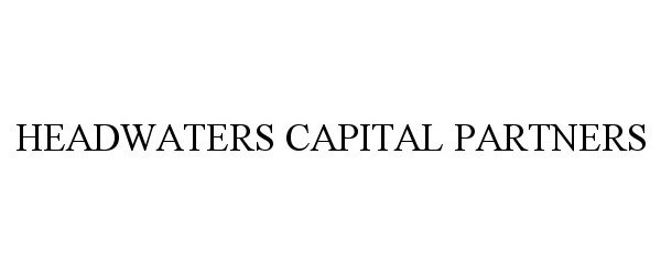  HEADWATERS CAPITAL PARTNERS