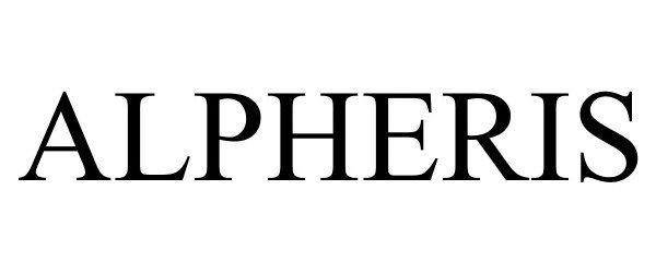 Trademark Logo ALPHERIS