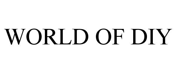 Trademark Logo WORLD OF DIY