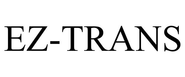 Trademark Logo EZ-TRANS