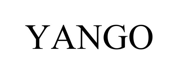 Trademark Logo YANGO