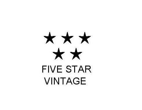 Trademark Logo FIVE STAR VINTAGE