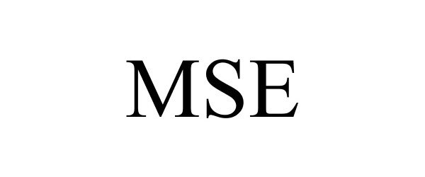 Trademark Logo MSE