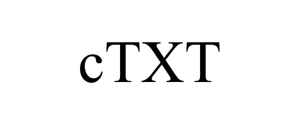 Trademark Logo CTXT
