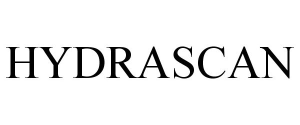 Trademark Logo HYDRASCAN