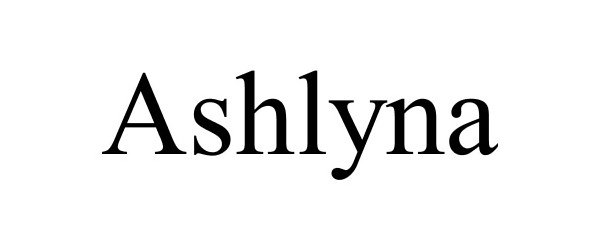 Trademark Logo ASHLYNA