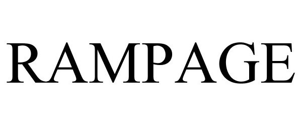 Trademark Logo RAMPAGE