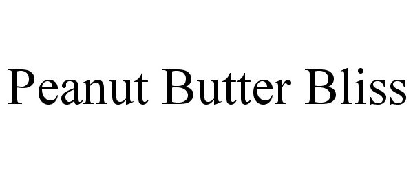 Trademark Logo PEANUT BUTTER BLISS