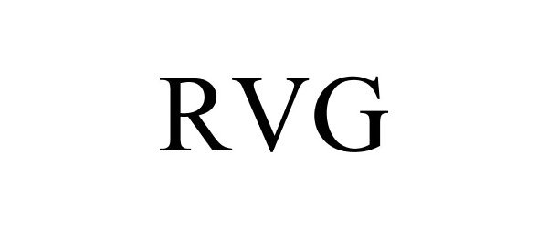 Trademark Logo RVG