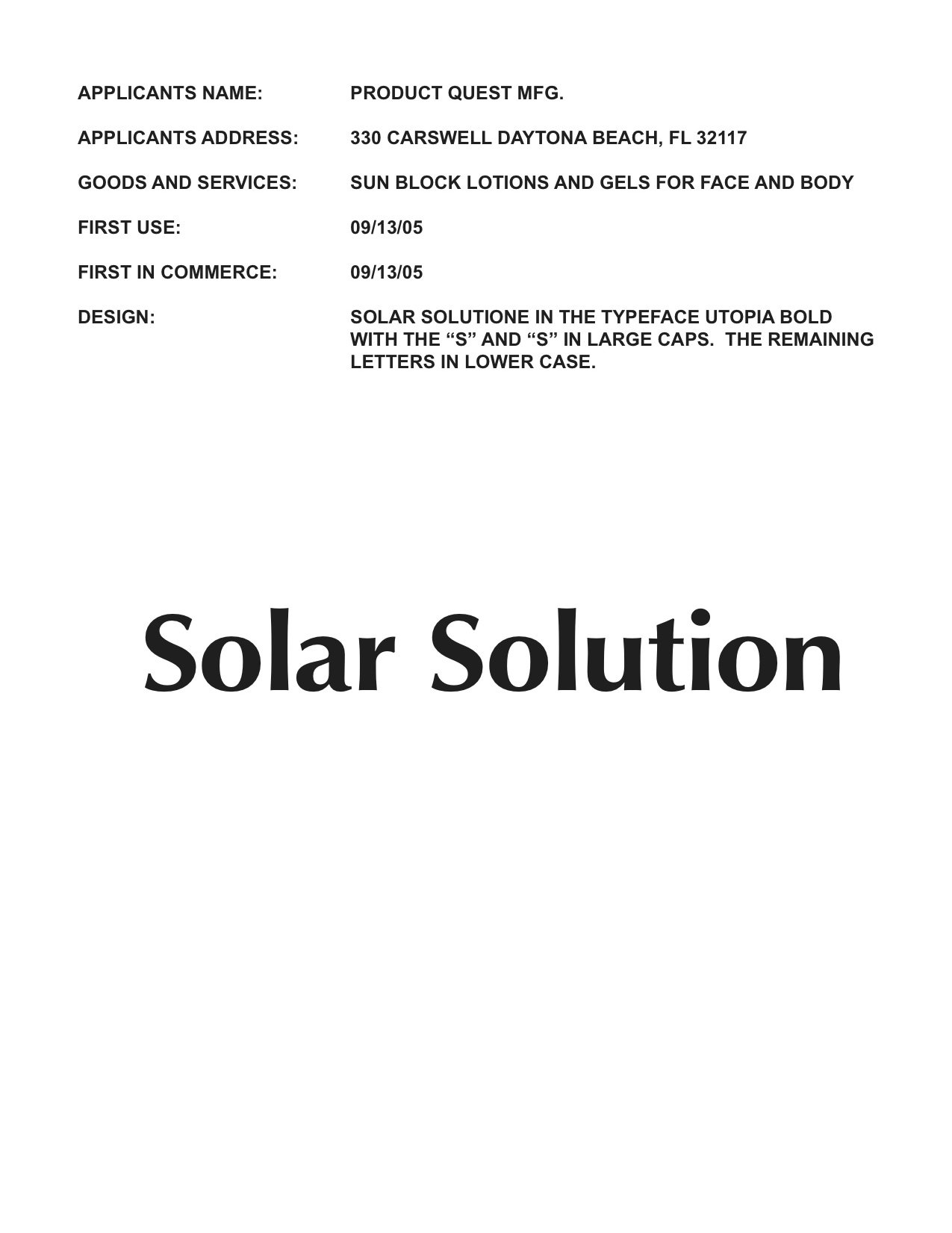  SOLAR SOLUTION