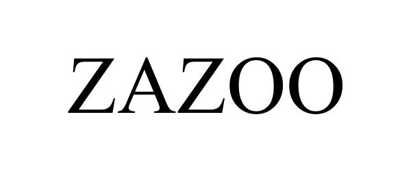 Trademark Logo ZAZOO