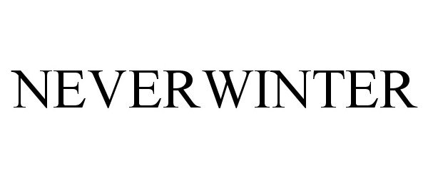 Trademark Logo NEVERWINTER