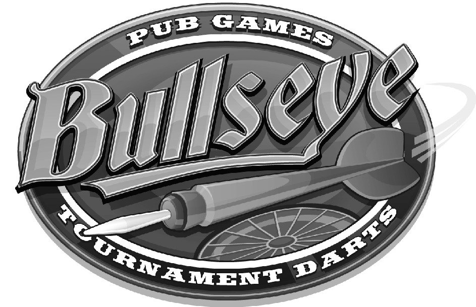 Trademark Logo BULLSEYE PUB GAMES TOURNAMENT DARTS