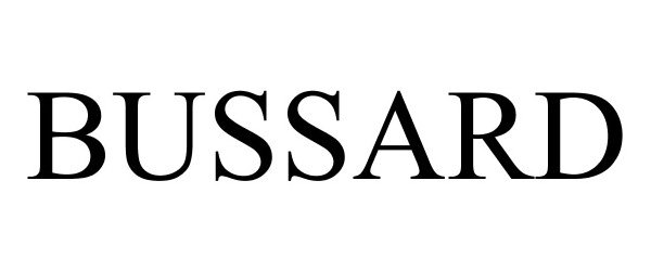 Trademark Logo BUSSARD