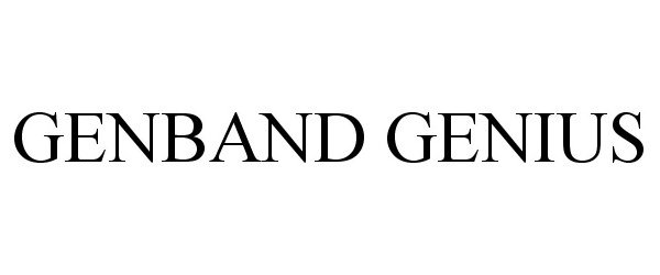  GENBAND GENIUS