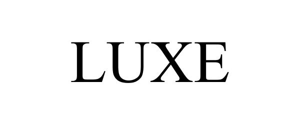 Trademark Logo LUXE
