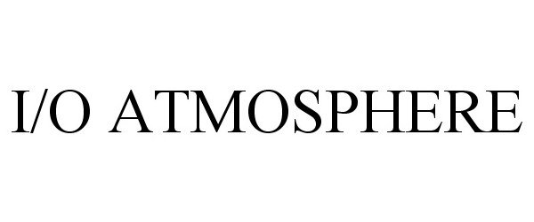 Trademark Logo I/O ATMOSPHERE