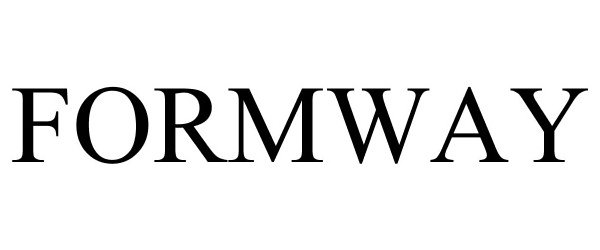 Trademark Logo FORMWAY