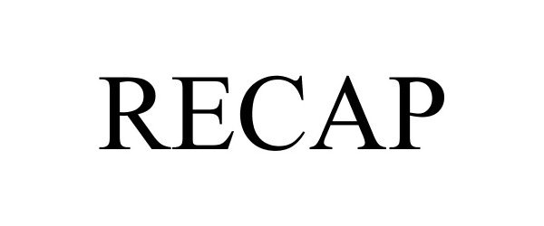 Trademark Logo RECAP