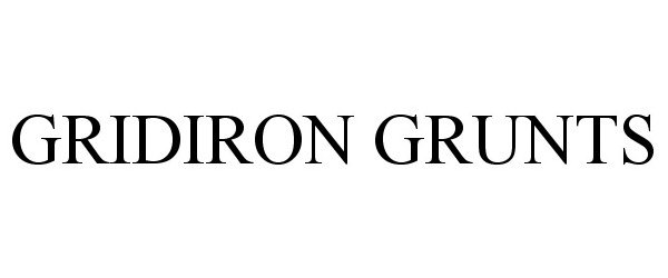 GRIDIRON GRUNTS