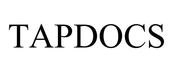 Trademark Logo TAPDOCS