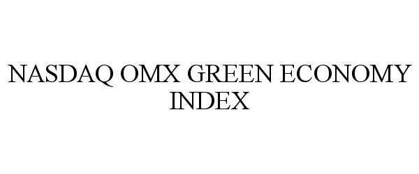  NASDAQ OMX GREEN ECONOMY INDEX
