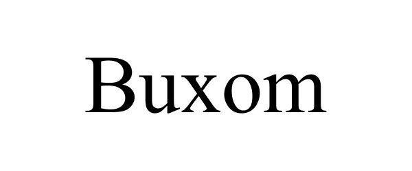  BUXOM