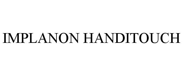 Trademark Logo IMPLANON HANDITOUCH
