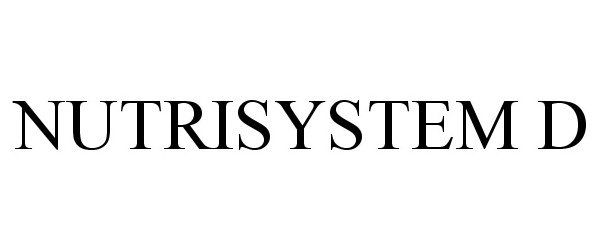 Trademark Logo NUTRISYSTEM D