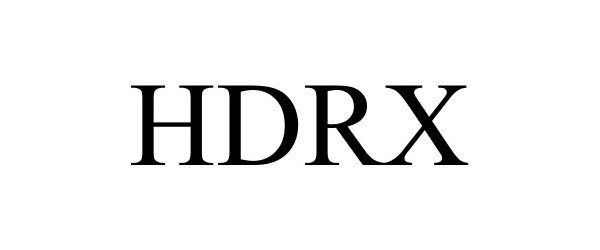 Trademark Logo HDRX