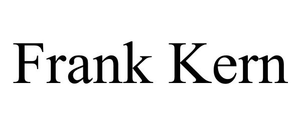 Trademark Logo FRANK KERN