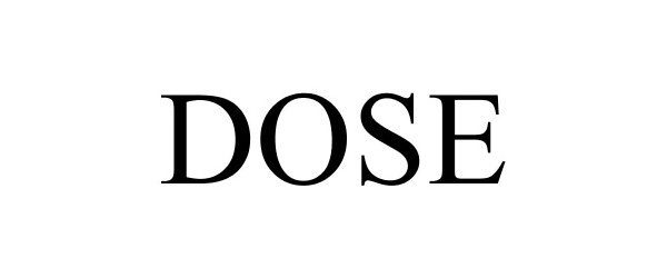 Trademark Logo DOSE