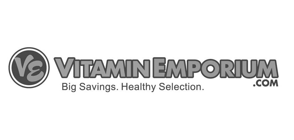 Trademark Logo VE VITAMIN EMPORIUM.COM BIG SAVINGS. HEALTHY SELECTION.