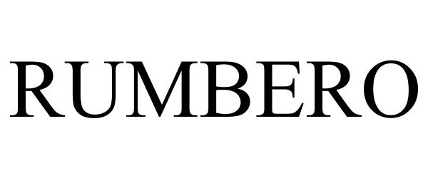 Trademark Logo RUMBERO