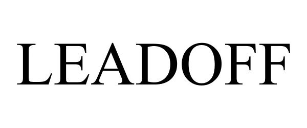 Trademark Logo LEADOFF