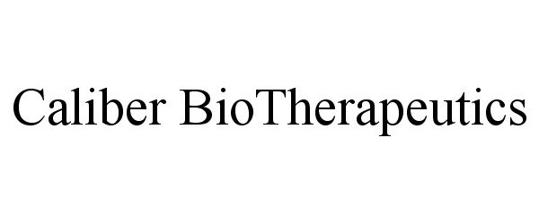 Trademark Logo CALIBER BIOTHERAPEUTICS