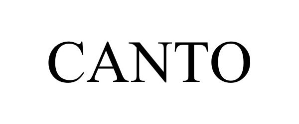 Trademark Logo CANTO