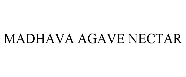  MADHAVA AGAVE NECTAR