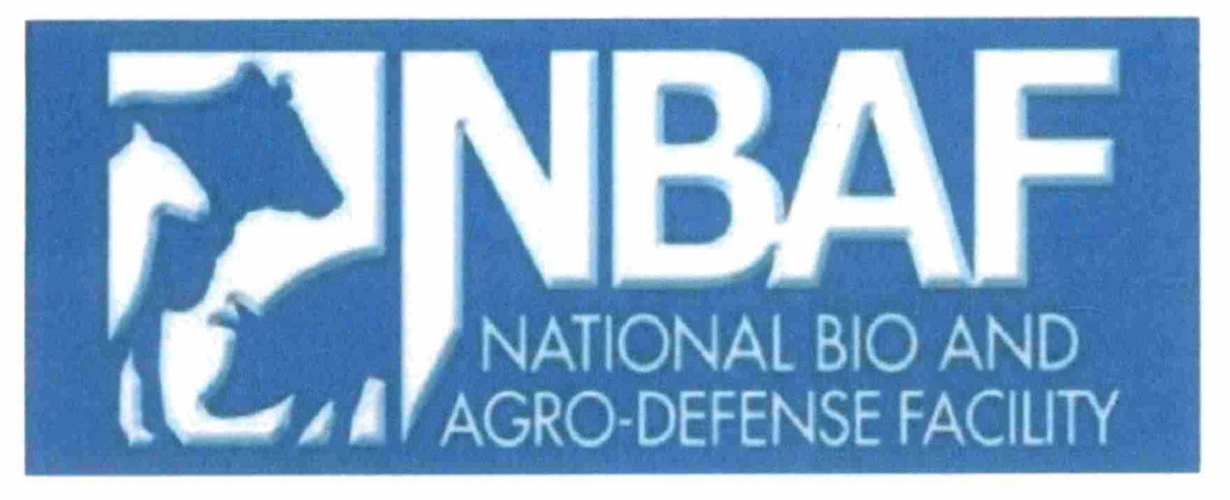 Trademark Logo NBAF NATIONAL BIO AND AGRO-DEFENSE FACILITY