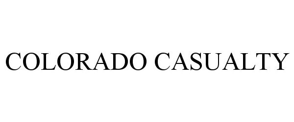 Trademark Logo COLORADO CASUALTY