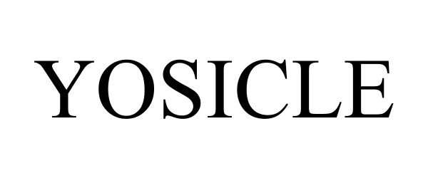 Trademark Logo YOSICLE