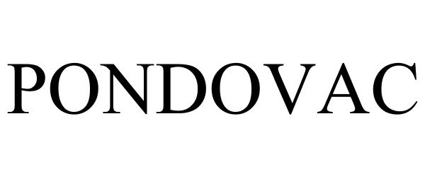 Trademark Logo PONDOVAC