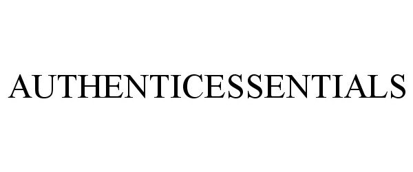 Trademark Logo AUTHENTICESSENTIALS