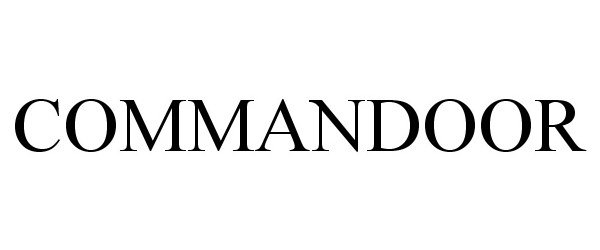 Trademark Logo COMMANDOOR