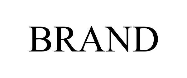 Trademark Logo BRAND