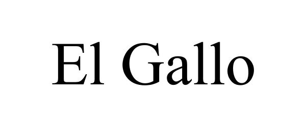 Trademark Logo EL GALLO