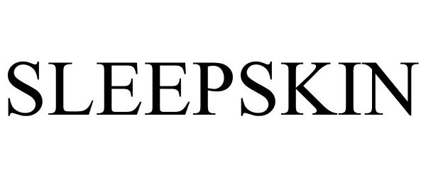 Trademark Logo SLEEPSKIN