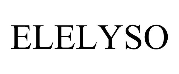 Trademark Logo ELELYSO