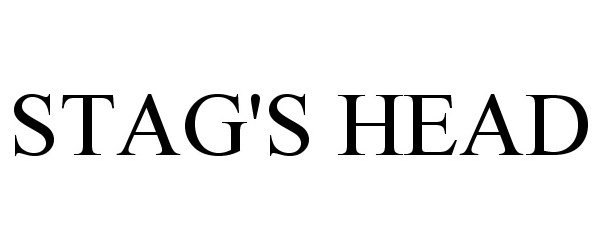 Trademark Logo STAG'S HEAD